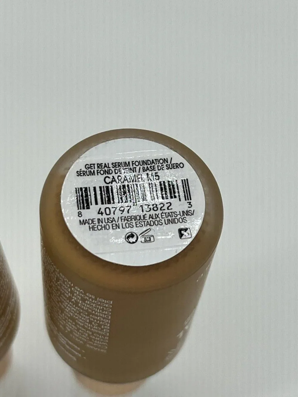 2 New Flower Get Real Serum Foundation CARAMEL M5 1.0 fl oz Each Factory Sealed